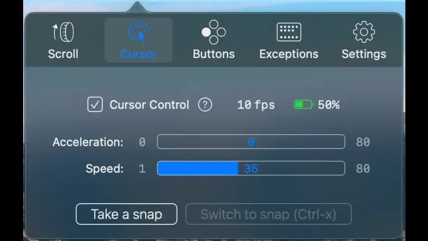 BetterMouse screenshot 3