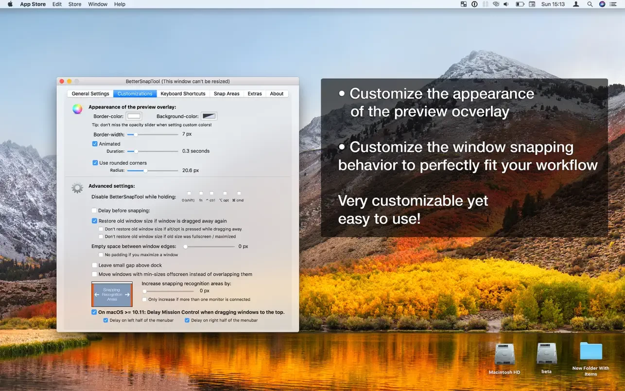 BetterSnapTool screenshot 3