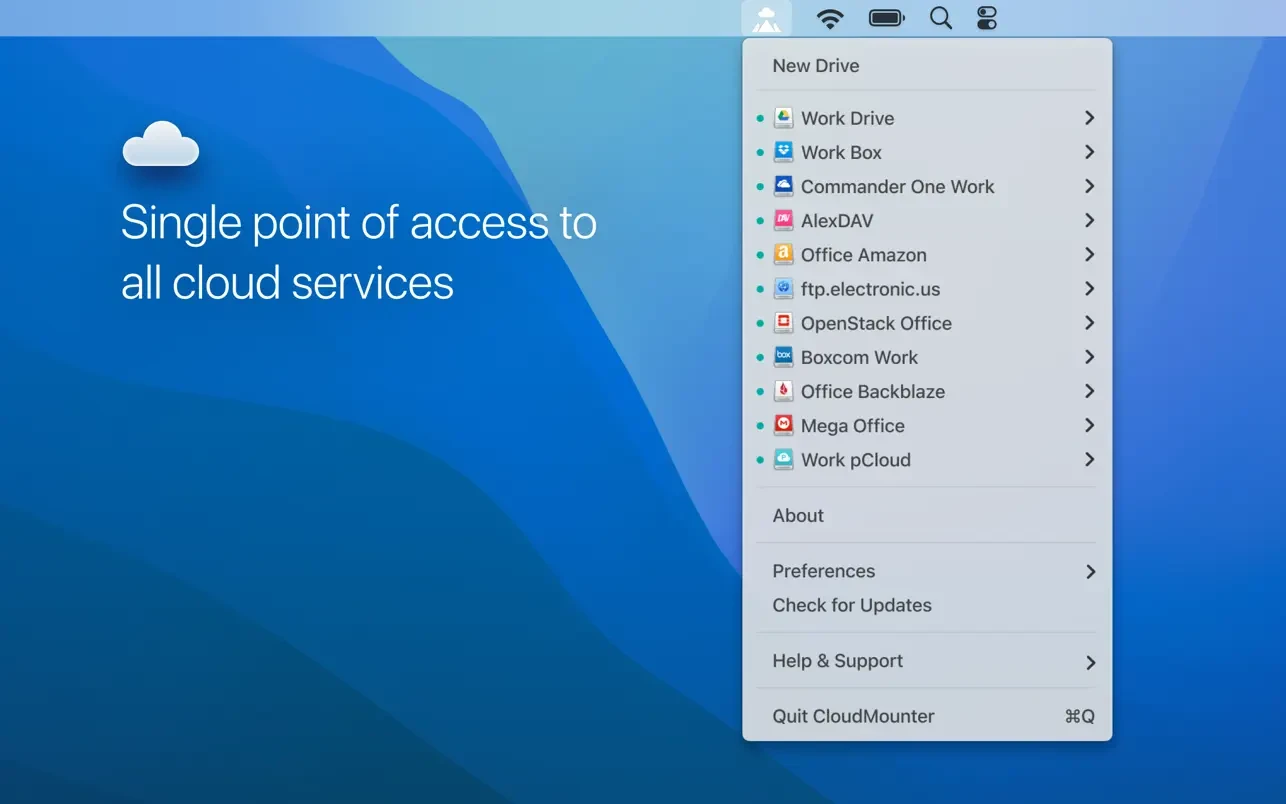 CloudMounter screenshot 1