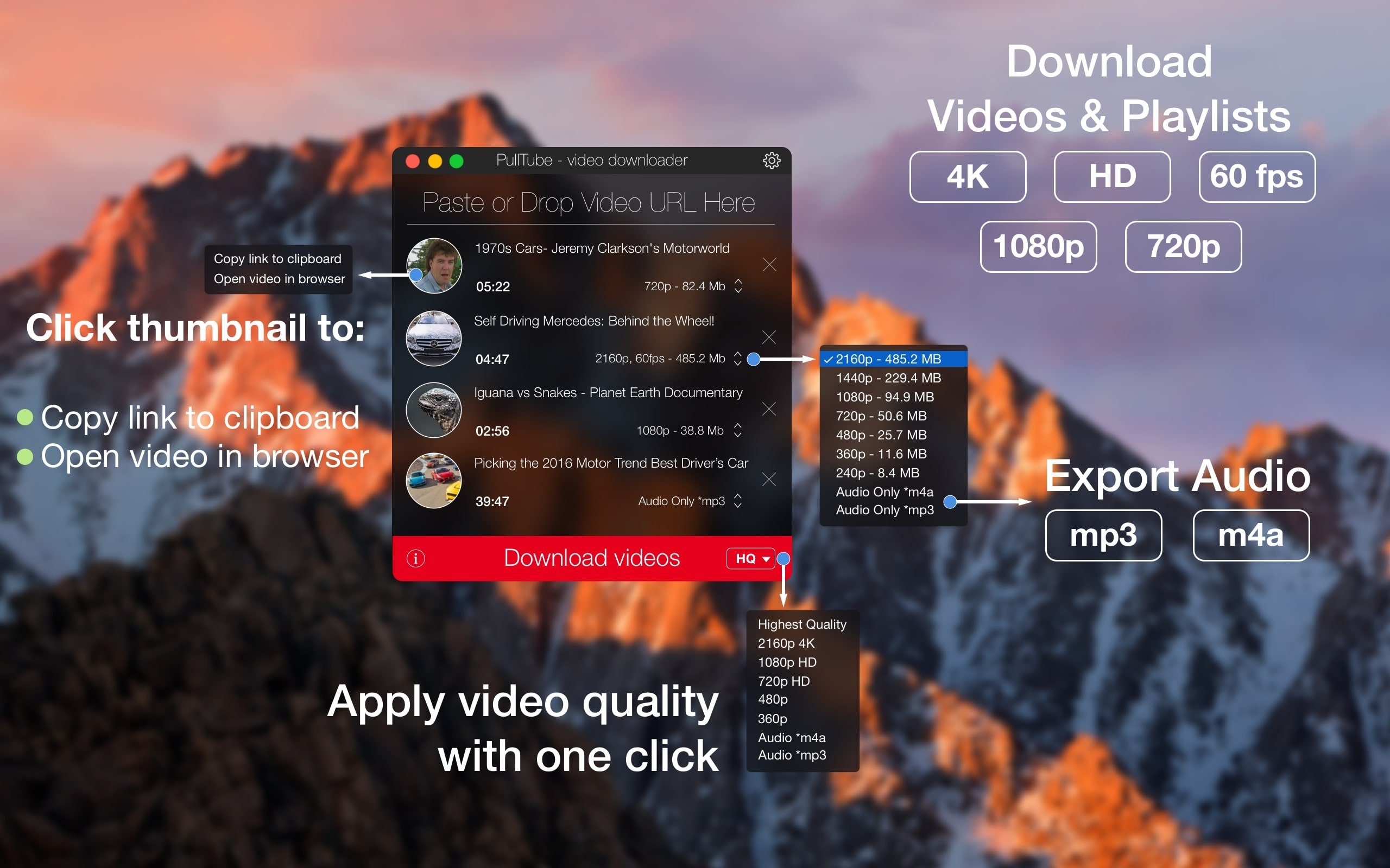 PullTube screenshot 2