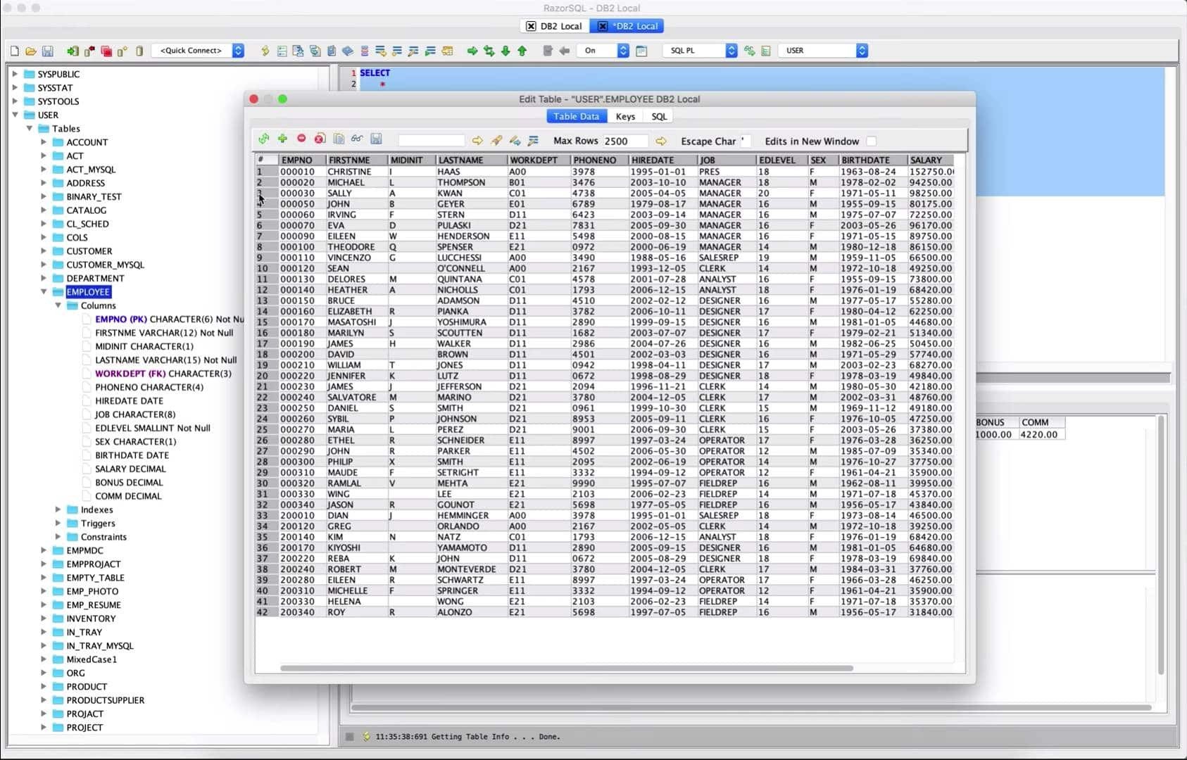 RazorSQL screenshot 4