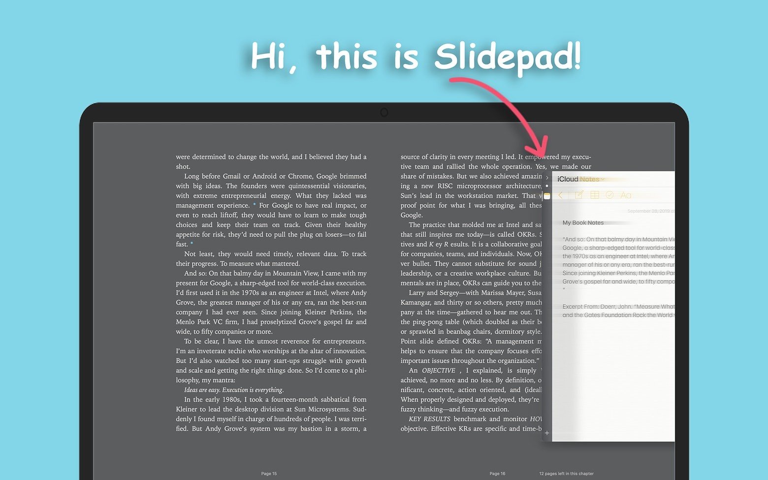 Slidepad screenshot 1