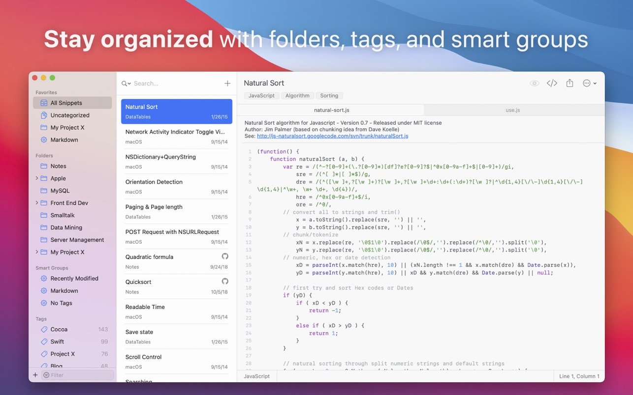 SnippetsLab screenshot 2